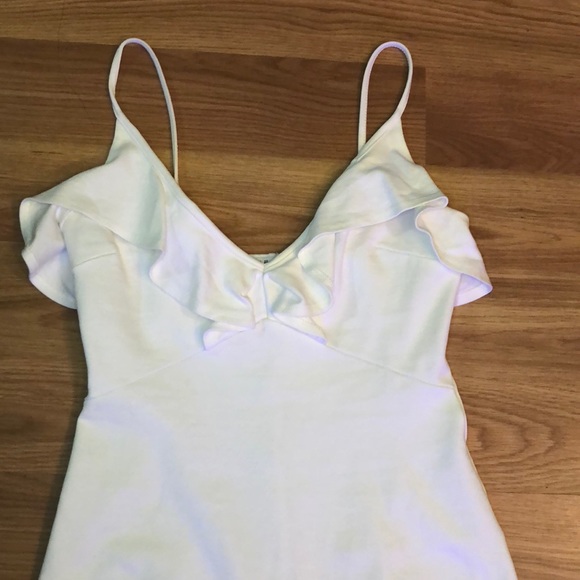 Charlotte Russe | White Ruffle Mini Dress - Picture 2 of 2